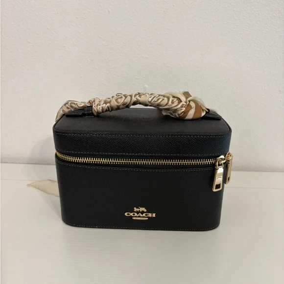 Coach Black Cosmetic Case - Picture 1 of 5
